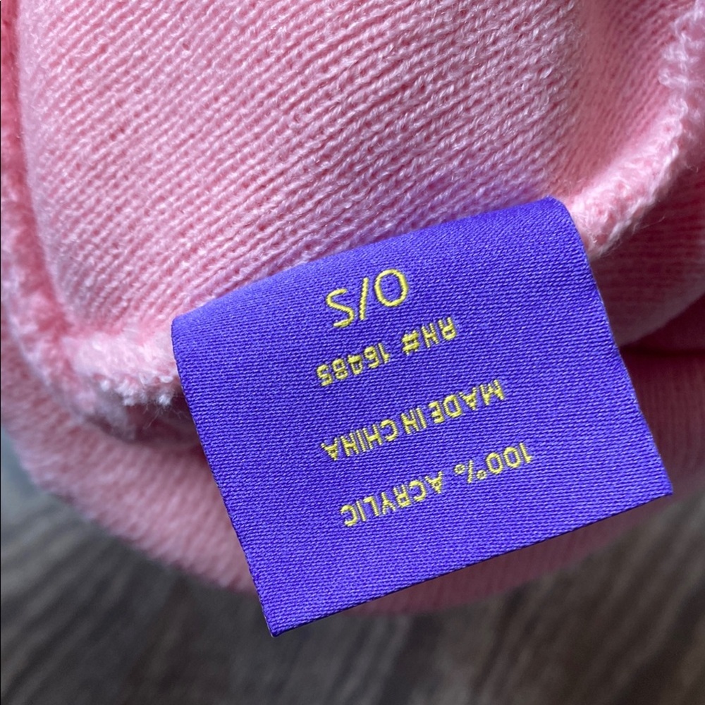 Pink Love Embroidered Beanie - Picture 4 of 6